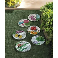 Sunflower Lady Bug Garden Stepping Stone