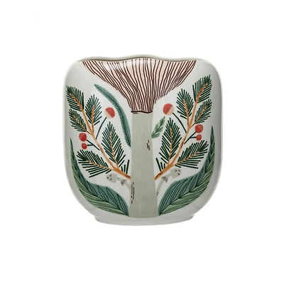 Hello Honey® 7" Multicolor Mushroom Stoneware Planter