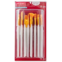 Golden Taklon 15 Piece Brush Set by Craft Smart®