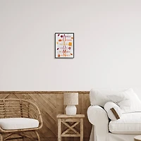 Stupell Industries Autumn Letters Seasonal Words Framed Giclee Art