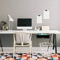 Mind Reader Black Under Desk Pull-Out Drawer Organizer