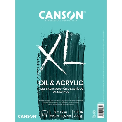 Canson® XL® 9" x 12" Oil & Acrylic Pad