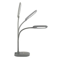 OttLite Dark Gray Soft Touch LED Desk Lamp