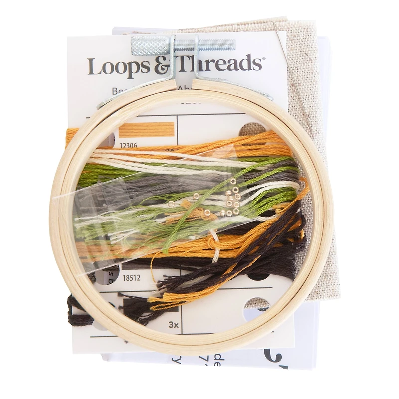 Bumble Bee Embroidery Kit by Loops & Threads®