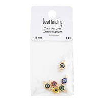 12mm Gold Eye Connectors, 6ct. by Bead Landing™