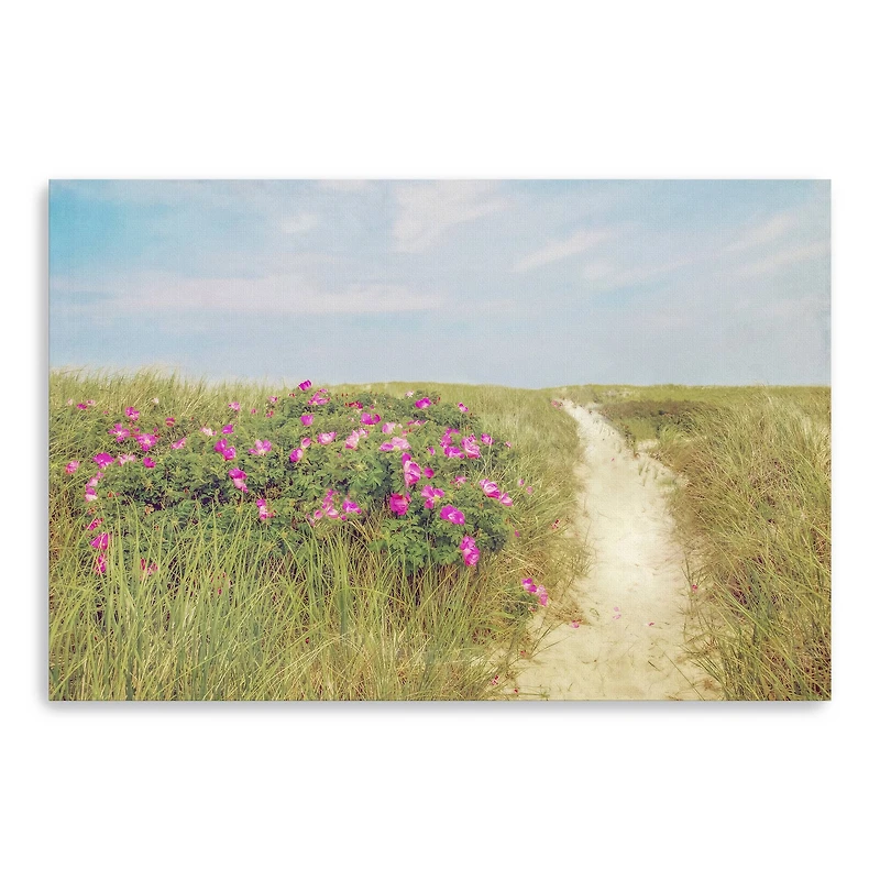 Beach Roses Canvas Giclee