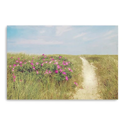 Beach Roses Canvas Giclee