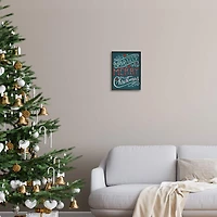 Stupell Industries Have Yourself Merry Christmas Phrase Framed Giclee Art