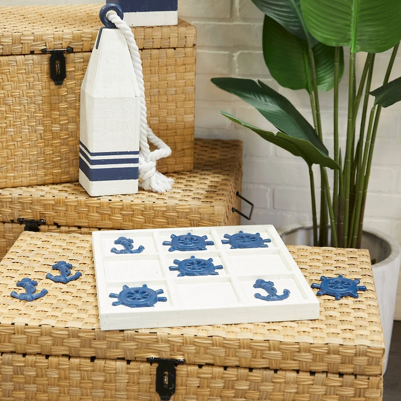 Blue Iron Nautical Game Set 1" x 14" x 14"