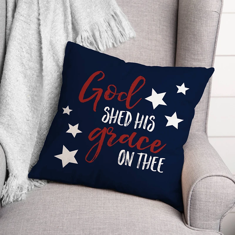 God Shed His Grace On Thee Throw Pillow