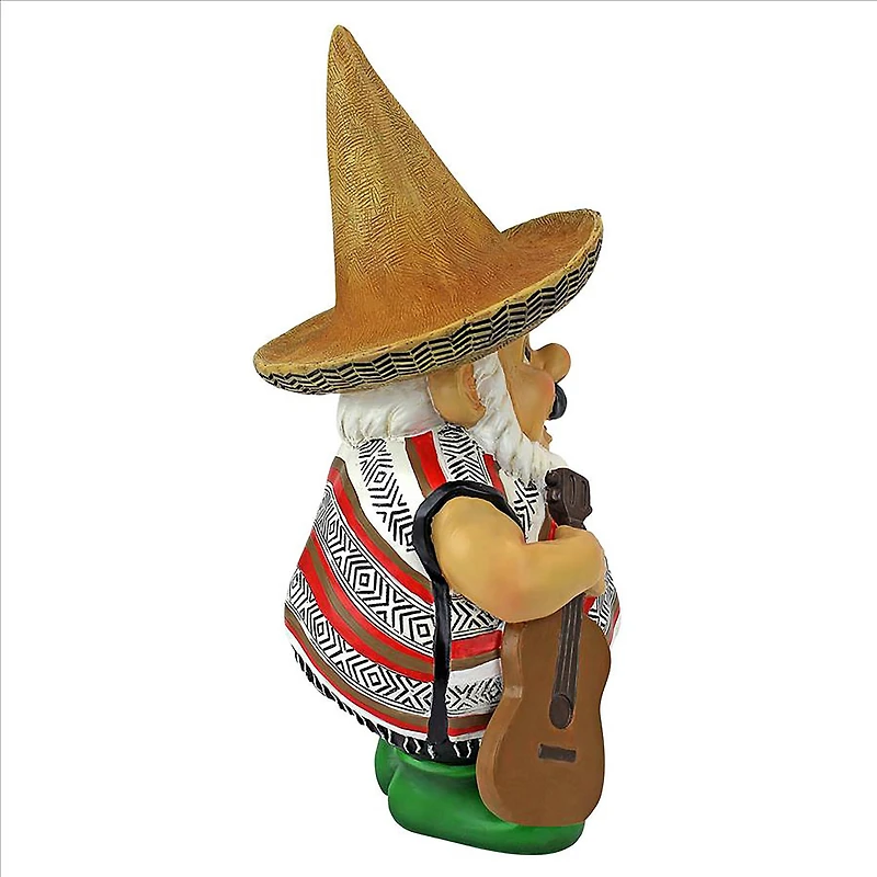 Design Toscano 12" Pancho the Garden Gnome Statue 