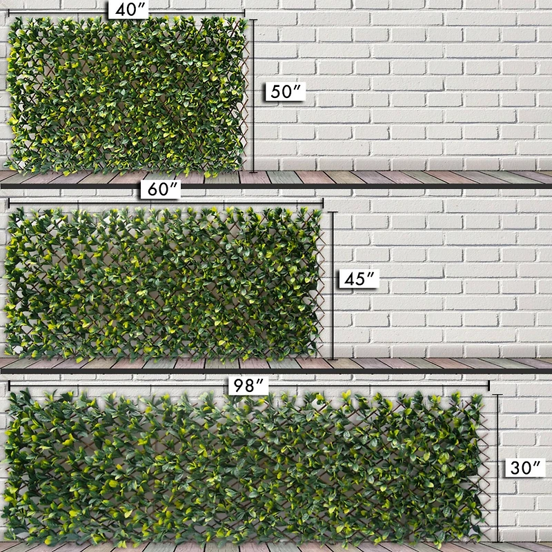 4ft. Expandable Lemon Leaf Lattice Screen