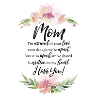 Woodland Grace Series Mom, I'm Assured Wood Plaque With Easel