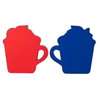 Glitzhome® Patriotic Americana Coffee Cup Table Décor Set