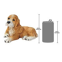 Design Toscano 10" Brown Cocker Spaniel Puppy Dog Statue
