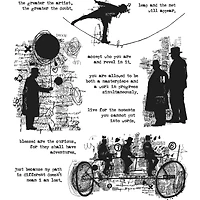 Stampers Anonymous Tim Holtz® Theories Cling Stamps