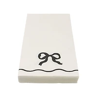 12 Packs: 20 ct. (240 total) Black Bow Guest Napkins by Celebrate It™