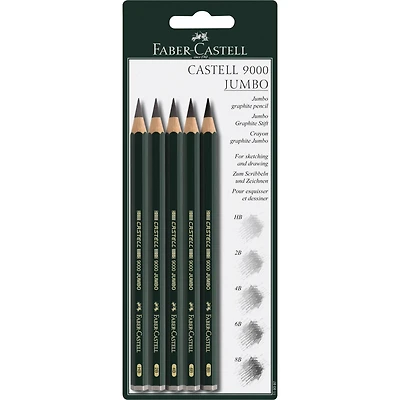 Faber-Castell 9000 Jumbo Graphite Pencil Set