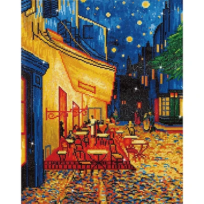 Diamond Dotz® Intermediate Café at Night Van Gogh Diamond Painting Kit