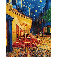 Diamond Dotz® Intermediate Café at Night Van Gogh Diamond Painting Kit
