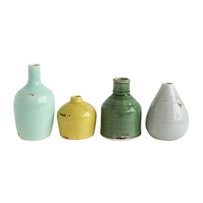 Hello Honey® Colorful Terracotta Vases Set