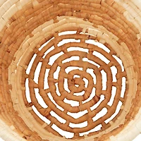 Round Beige Contemporary Sea Grass Storage Basket Set