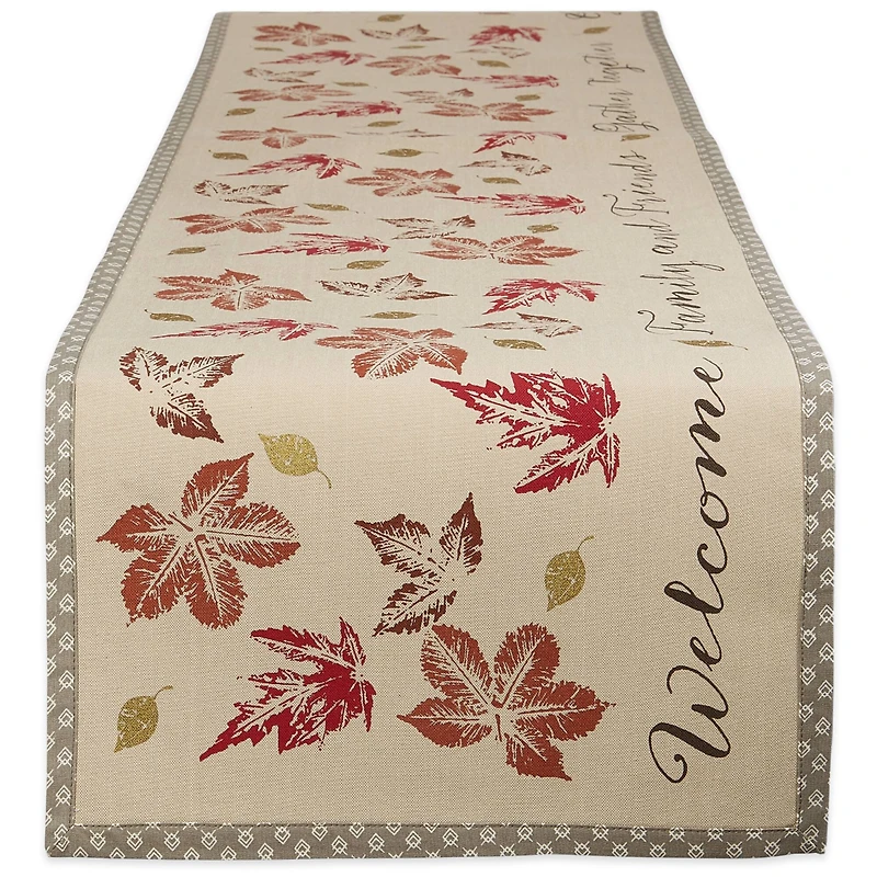 DII® 108" Gather Together Print Table Runner