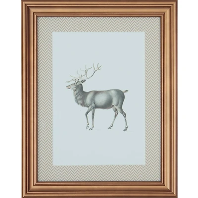 7.5" x 9.5" Framed Reindeer Tabletop Décor by Ashland®
