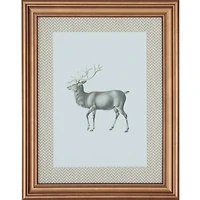7.5" x 9.5" Framed Reindeer Tabletop Décor by Ashland®
