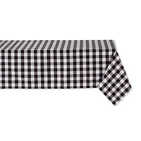 White Checkers Tablecloth 52" x 52