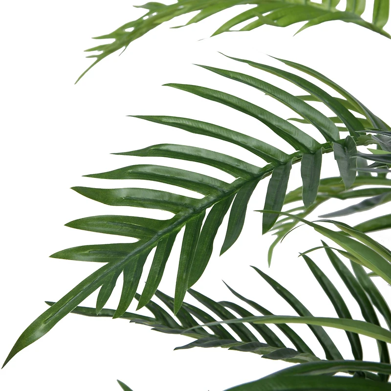 5ft. Artificial Potted Fern Palm with Real Touch Leaves