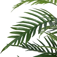 5ft. Artificial Potted Fern Palm with Real Touch Leaves