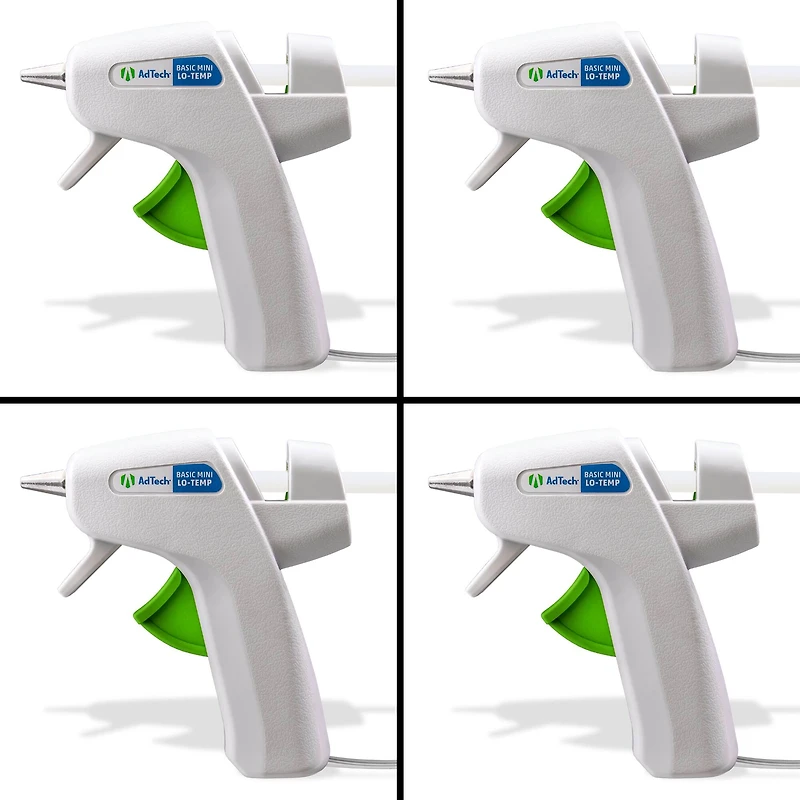 AdTech® Lo-Temp™ Mini Glue Guns, 4ct.