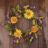 DII® 22" Sunflower Wreath