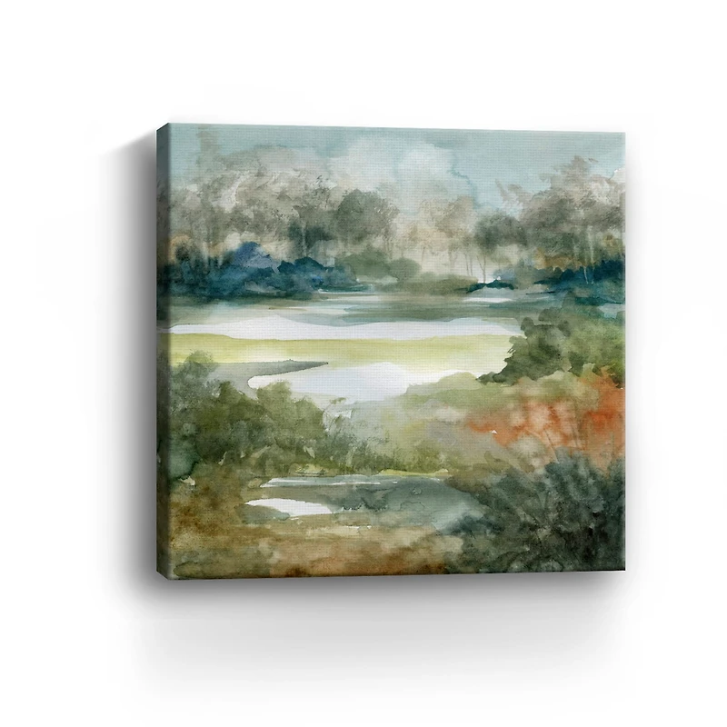 Converging Streams Canvas Giclee