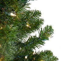 3ft. Pre-Lit Full Canadian Pine Artificial Christmas Tree, Clear Lights