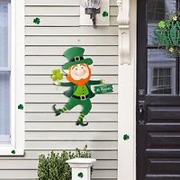 Glitzhome® 36" St.Patrick's Metal Leprechaun Yard Stake