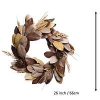 26" Magnolia & Pinecone Wreath by Ashland®