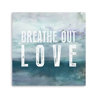 Breath Love Canvas Giclee