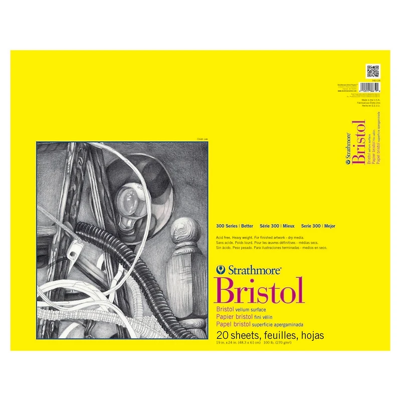 Pack: Strathmore® 300 Series Bristol Vellum Pad