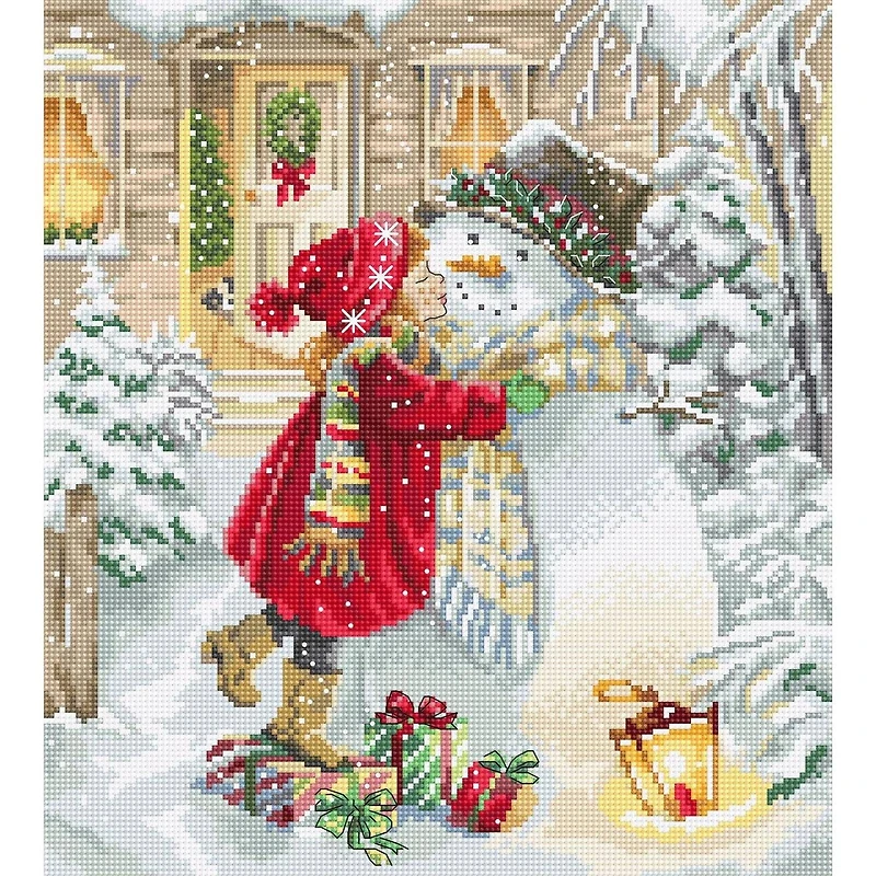 Letistitch Winter Playtime Counted Cross Stitch Kit