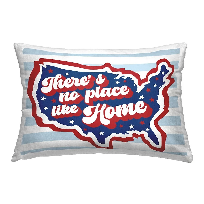 Stupell Industries No Place Like Home Decorative Printed Throw Pillow