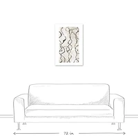 Line Waves 20" x 30" Canvas Wall Art
