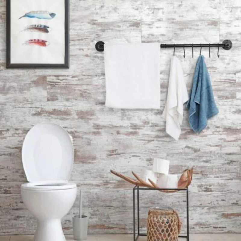 NEX™ Black Industrial Wall Mounted Metal Hanging Pot Rack