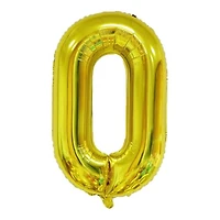 Wizardi 32" Gold Number Foil Balloon