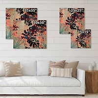 Designart - Tropical Floral Patchwork II