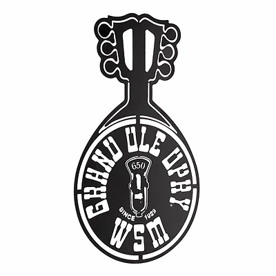 American Art Decor Grand Ole Opry Laser Cut Guitar Plaque - 12" x 20"