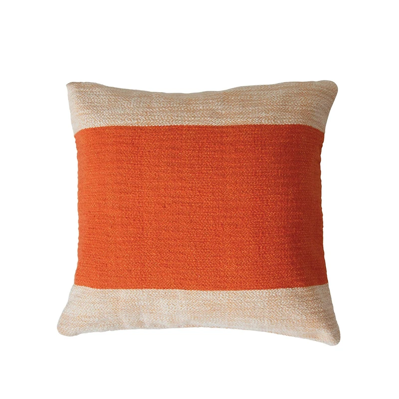 Hello Honey® Woven Cotton Pillow With Stripe
