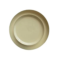 Hello Honey® 10" Yellow & Gold Soleil Enameled Metal 2-Tier Tray