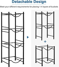 41" 5-Gallon Water Jug Holder Storage Rack
